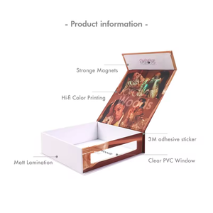 กล่องของขวัญสำหรับต่อผมแบบแม่เหล็กหรูหรากล่องกระดาษเป็นมิตรกับสิ่งแวดล้อมดีไซน์ออกแบบได้ตามต้องการ - Product Image 6