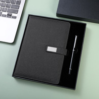 Carnets A5 personnalisés, agenda A5 à points avec couverture en cuir pour filles, ensemble cadeau de carnet de notes en cuir PU avec stylo