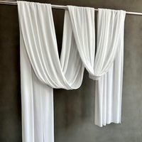 Tissu de fond moderne et coloré en fil de laine pour décorations de fêtes, mariages et cérémonies d'anniversaire