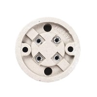 Nouveau support de lampe chauffante en céramique blanche résistant aux hautes températures, à vis E27, pour l'élevage de volailles