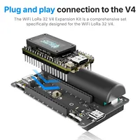 Kit Heltec V4 ESP32-S3 LoRa SX1262 928MHz con GPS, Pantalla Táctil, Batería de 2800mAh, Carcasa, Antena para Meshtastic LoRaWAN WiFi BT