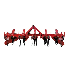 Agricultural tractor three-point suspension cultivator fertiliser ripper, soil cultivating weeding tillage