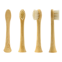 Têtes de brosse à dents de rechange en bambou biodégradable, poils souples en poils de sanglier, pour modèles Sonicare Flexcare, vente en gros