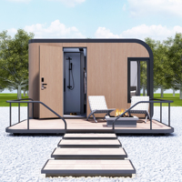Pour l'emballage en vrac nouvelle conception de Structure en acier de chambres minuscules pour les maisons d'hôtes Studios hôtels logement en conteneur
