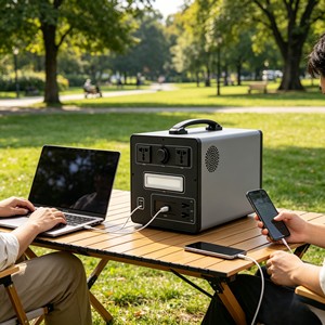 Station d'alimentation portable extérieure 600W 700Wh, centrale électrique intégrée pour le camping et les urgences domestiques - Product Image 4