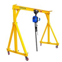 Grúa Pórtico Monoviga de Alta Calidad Marca Weiyuan Tipo Caja MH de 5, 10, 15, 16 y 20 Toneladas con PLC y Motor
