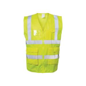 SAFESTYLE Chaleco de alta visibilidad ALBIN talla M amarillo EN ISO 20471 CL. EN ISO 13688 - Product Image 1