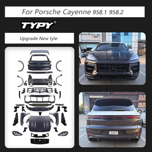 New TYPY for Cayenne 958 2011-2017 958.1 958.2 Car Body Kit Upgrade with Bumpers & <b>Headlamps</b>-Bolt-On 1 Year Warranty - Product Image 2