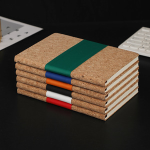 Cuaderno con tapa de corcho A5 al por mayor, promoción con logotipo personalizado, diario, libros de notas para regalos de oficina y negocios - Product Image 3