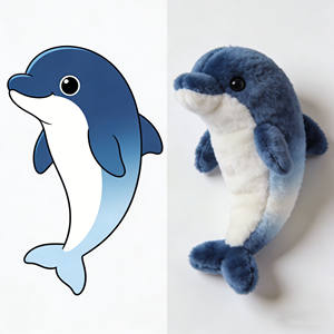 Peluche géante réaliste d'animaux sauvages : Panda, Kangourou bleu, Ours, Poisson – Jouet mignon et <span class=keywords><strong>pas</strong></span> <span class=keywords><strong>cher</strong></span>, idéal comme cadeau - Product Image 5