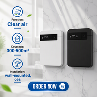 Diffuseur d'arômes électrique mural, contrôlé par application, machine à parfum silencieuse, idéal pour les petites pièces et les grands espaces commerciaux
