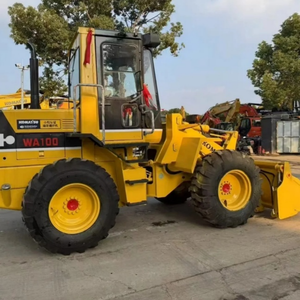 Low Price High Quality Used Komatsu WA100 <b>Small</b> Loader Machinery Engineering Equipment Komatsu WA100 380 500 Loaders Hot Sale - Product Image 2