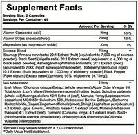 Capsules de Graviola (Soursop) OEM avec Ashwagandha, véganes, gingembre, miel de Manuka, Shilajit, mousse marine, crinière de lion, supplément de curcuma