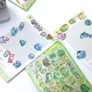 Autocollants 3D Mignons Écologiques Imperméables DIY Scènes de Dessins Animés Pleine Couleur Réutilisables Amusants pour Scrapbooks, Journaux, Ordinateurs Portables – Taille Personnalisée - Product Image 6