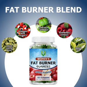Natual Frutis Fat Burner Gummies Rich Green Tea Extract Support Energy and Weight Loss for Women <b>Supplement</b> - Product Image 3