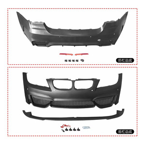 <span class=keywords><strong>Paraurti</strong></span> per BMW Serie 3 (<span class=keywords><strong>E90</strong></span> E92 E93) dal 2005 al 2012, Kit Carrozzeria Anteriore e Posteriore, Stile M3 M4 Rimodellato - Product Image 5