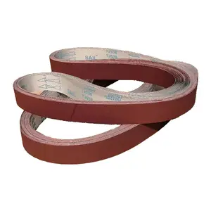 Red Aluminum Oxide Vải Mềm Cơ Sở Chà Nhám Mài Mòn Cho Mài Gỗ Kim Loại Công Cụ Phần Cứng