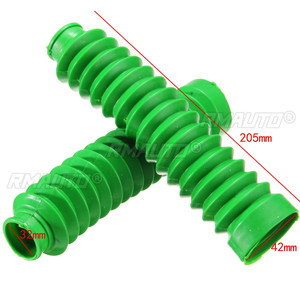 1 Paire de protège-fourches avant en caoutchouc pour moto, protège-guêtres, rouge, noir, vert, bleu - Product Image 6