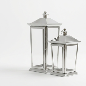 Faroles de Metal Estilo Cónico para Velas, en Acero Inoxidable, para Decoración del Hogar y Patio, de Fabricantes - Product Image 2