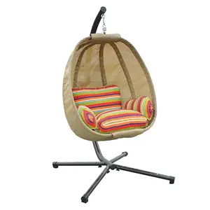 销售欧洲标准花园露台哈姆莫奇椅秋千，蛋形中国制造舒适花园设备/