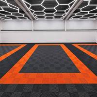 Baldosas para Piso de Garaje con Efecto Tridimensional Patentado, Baldosas Modulares Encajables de 40cm*40cm*1.8cm