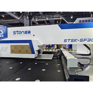 Punzonadora de torreta <span class=keywords><strong>Cnc</strong></span> de placa de acero inoxidable, maquinaria punzonadora <span class=keywords><strong>Cnc</strong></span>, torreta a la venta - Product Image 3