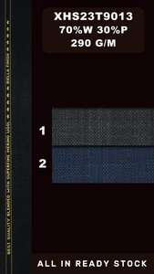 Pakaian kain wol wol wol wol kualitas tinggi setelan kain mewah pakaian pria - Product Image 4