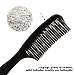 Salon parrucchiere personalizzato districante incrociato pettini da barbiere denti pettine a denti larghi - Product Image 4