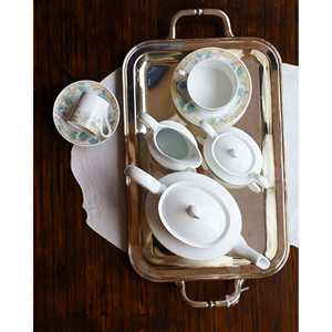 Juego de Té Richard Ginori de 6 Piezas, Estilo Empire, Tazas de Cerámica con Decoración de Flores Pastel, en Stock - Product Image 6