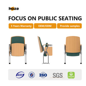 Chaise de cinéma ergonomique HOZE HS-1222A, mobilier de théâtre en alliage d'aluminium, pliable pour un confort optimal, écoles - Product Image 6