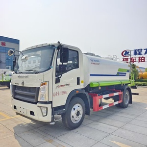 Camion-citerne à eau Howo 10 m³ pour le nettoyage routier, diesel 150 CV, pompe à pression Q235, grande débit de pompage, plateforme d'arrosage - Product Image 2