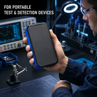 Boîtier étanche pour compartiment de batterie avec couvercle à vis et joint d'étanchéité pour appareil électronique portable, accès facile à la batterie