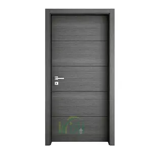 Fornitore della cina custom di alta qualità porta della camera da letto design interno della porta della stanza moderna porta interna in legno