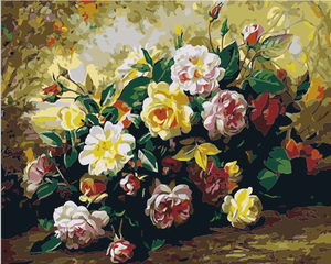 2024 Offre Spéciale fleurs imprimées et conception personnalisée gratuite 40*50 cm Kit de <span class=keywords><strong>peinture</strong></span> <span class=keywords><strong>par</strong></span> numéros personnalisé pour la vente en gros - Product Image 3