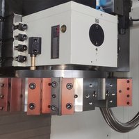 Centro de Torneado Vertical CNC VTC800, Torno Vertical de Servicio Pesado, Diámetro Máximo de Torneado de 800 mm, Torreta de 12 Estaciones, Mandril Hidráulico