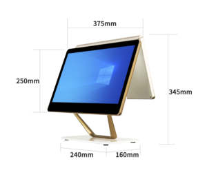 Terminal de point de vente tout-en-un pliable en aluminium de haute qualité de 15,6 pouces avec système de PDV gratuit pour le marché de détail - Product Image 4