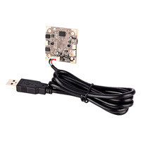 Modul Kamera 2MP WDR H264 60fps AR0234 USB 2.0 1080p dengan Filter PIR-cut, Mikrofon Internal, dan Kabel Ethernet