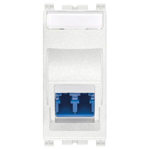 Conector Óptico Monomodo LC Blanco 4.1 x 2.8 x 5.3 - Product Image 1