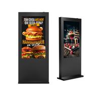Pantalla LCD para Exteriores de 65 Pulgadas, Alto Brillo (3000 Nits), Resistente al Agua (IP65), Kiosco Digital con Animación para Tiendas Minoristas, con SDK, de Pie