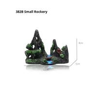 Ornements décoratifs pour aquarium, pièces de présentation de bonsaï, roche artificielle en résine, paysage aquatique simulé, rocaille miniature, poisson en boîte