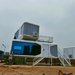 Villa en acier préfabriquée de luxe Belle maison ou <span class=keywords><strong>appartement</strong></span> prêt à l'emploi pour la construction d'hôtels ou d'immeubles de bureaux - Product Image 1