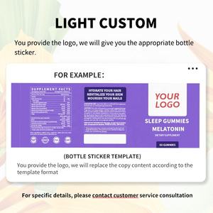 Etiqueta privada, soporte vegano, suplemento orgánico, recuperación muscular, ayuda para osos, melatonina, vitaminas, gomitas para dormir - Product Image 4
