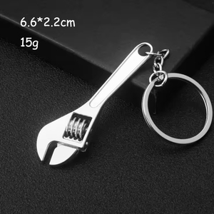 Llaveros para Hombre, Llavero para Coche y Bolso, Herramienta Combinada Portátil para Exteriores, Mini Herramienta de Bolsillo con Regla, Martillo, Llave Inglesa, Alicates y <span class=keywords><strong>Pala</strong></span> - Product Image 2
