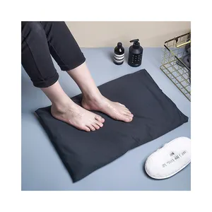 Tùy Chỉnh Nhanh Chóng Hấp Thụ Nước Chống Trượt Chân Bột Mềm Diatomite Bath Mat