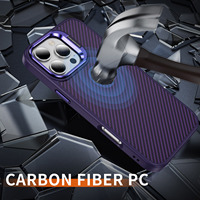 Anneau en métal lentille support protecteur étui de téléphone portable pour iPhone 16 Pro Max 15 14 Plus 12 13 11 fibre de carbone acrylique couverture arrière rigide