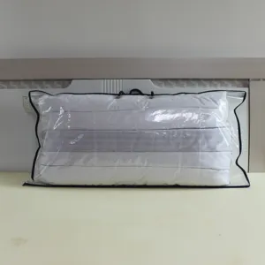 Texpack OEM סיטונאי Hometextile PVC פלסטיק תיק עם רוכסן עבור כרית