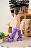 Meilleures ventes Chaussettes d'hiver antidérapantes pour femmes à la mode Chaussettes confortables en laine polaire surdimensionné_chaussette pour adultes
