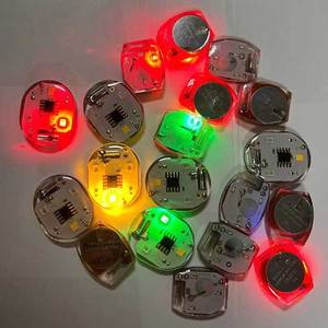 Mini Sensor de vibración para decoración de zapatos con cambio de color a prueba de agua, <span class=keywords><strong>luz</strong></span> Led <span class=keywords><strong>intermitente</strong></span> con batería CR2032, 1 año de garantía para zapatos - Product Image 4
