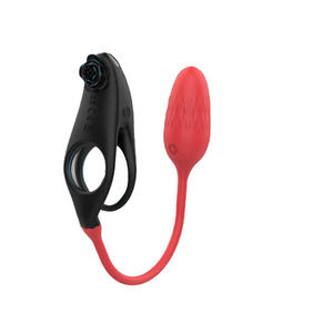 10 Frequency Portable Remote Control Penis Lock Ring Anal Plug Dual-head Design <b>Vibrating</b> Masturbation For Adult - Product Image 6