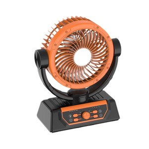 Ventilateur de camping rechargeable 8000 mAh 16000 mAh oscillant portable avec éclairage LED pour usage extérieur - Product Image 2